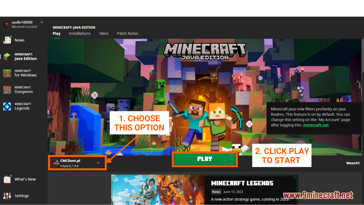 How To Download & Install Minecraft Client 7