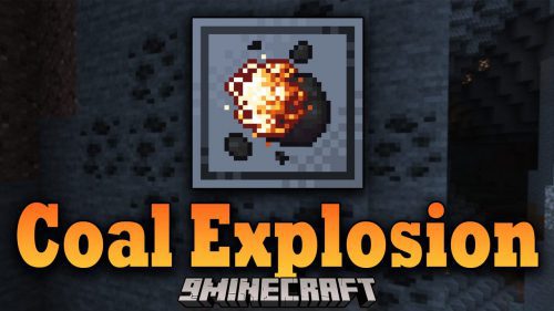 Coal Explosion Mod (1.20.4, 1.19.4) – Be Careful With Coal Ores Thumbnail