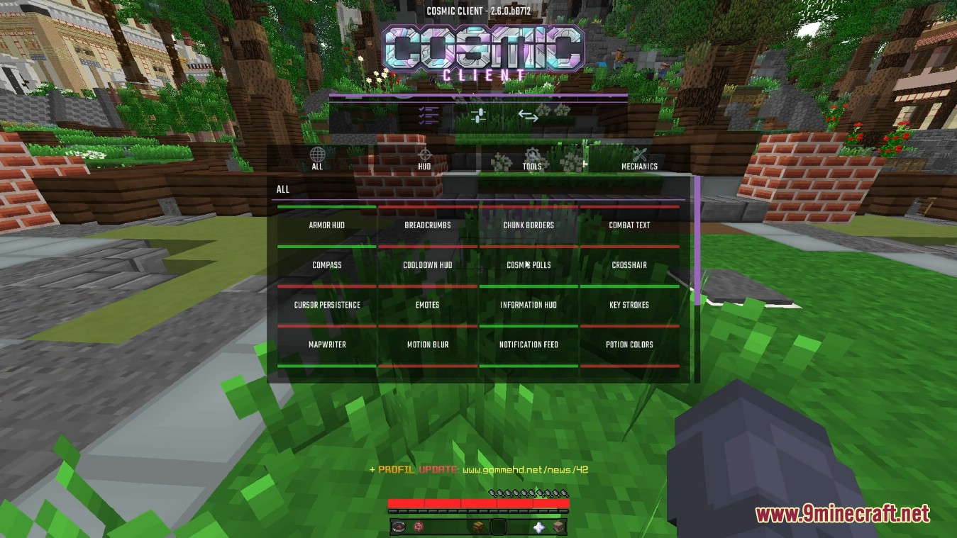 Cosmic Client (1.12.2, 1.8.9) - Huge FPS Boost for PvP 6