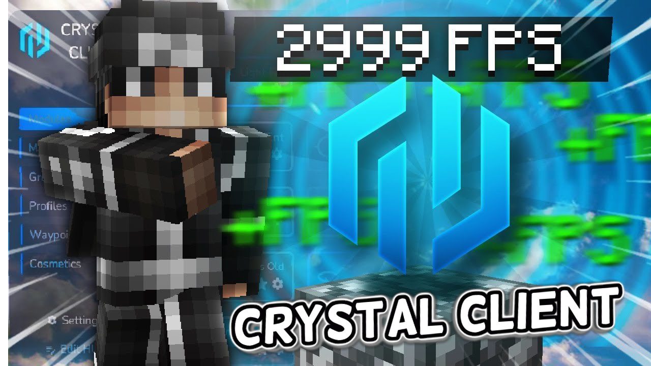 Crystal Client Mod (1.8.9) - Mega FPS Boost for Bedwars, SkyWars 1