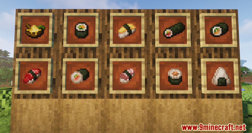 Cultural Delights Mod (1.20.1, 1.19.2) - Let's Enjoy Sushi 3