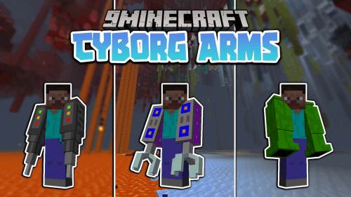 Cyborg Arms Data Pack (1.19.3, 1.18.2) – Sci-fi Weapons Thumbnail