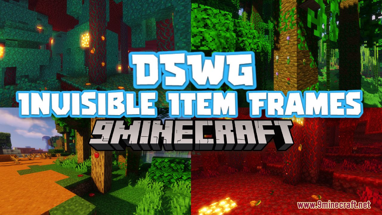 DSWG Invisible Item Frames Resource Pack (1.20.6, 1.20.1) - Texture Pack 1