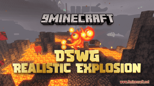 DSWG Realistic Explosion Resource Pack (1.20.6, 1.20.1) – Texture Pack Thumbnail