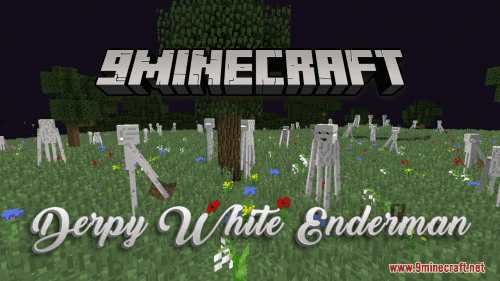 Derpy White Enderman Resource Pack (1.20.6, 1.20.1) – Texture Pack Thumbnail