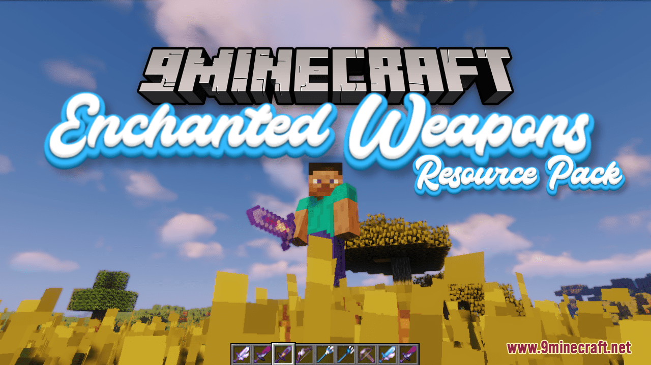 Enchanted Weapons Resource Pack (1.20.6, 1.20.1) - Texture Pack 1