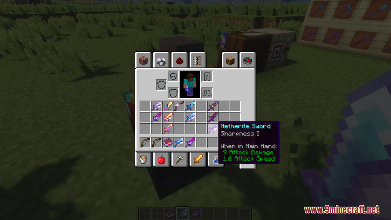 Enchanted Weapons Resource Pack (1.20.6, 1.20.1) - Texture Pack 2