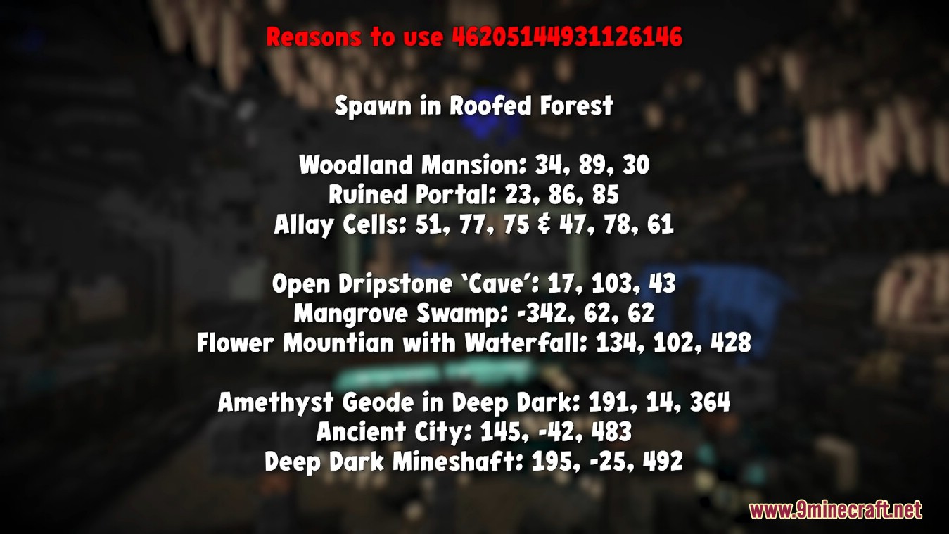 Every Wild Update Feature At Spawn Seed Minecraft (1.19.4, 1.19.2) 12