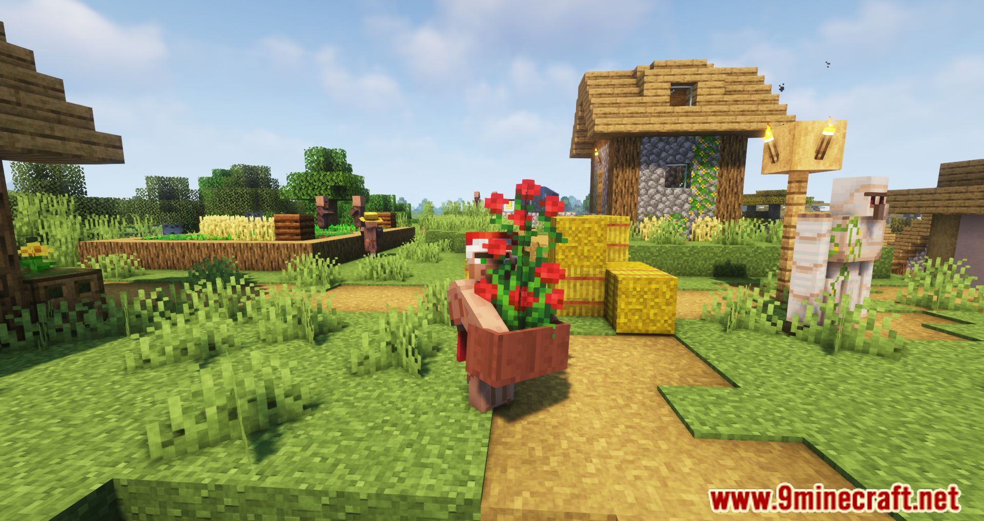 Floral Enchantment Mod (1.20.4, 1.19.4) - Decorating your Bases with Flowers 9