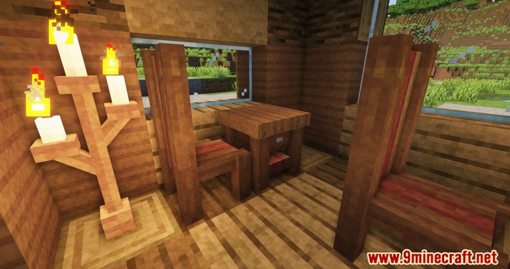 Handcrafted Mod (1.20.1, 1.19.4) - Decorate Your Home With Wooden Decorations 5