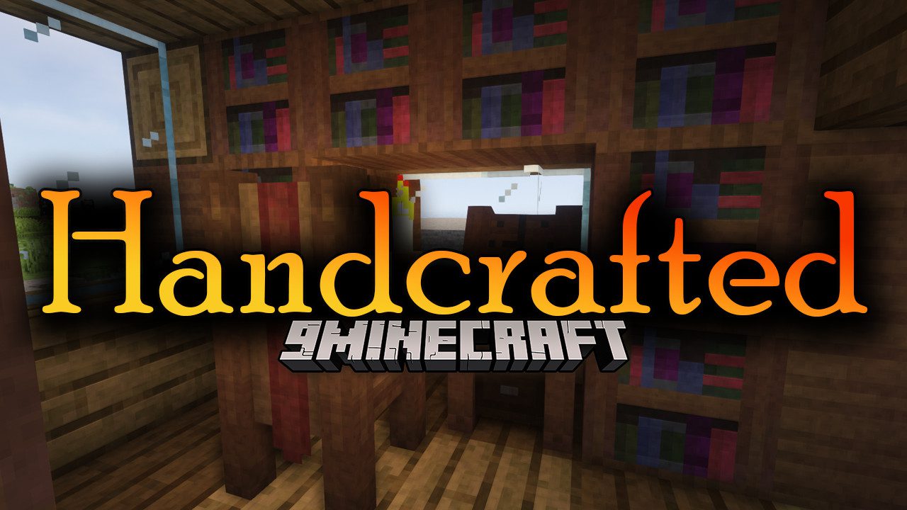 Handcrafted Mod (1.20.1, 1.19.4) - Decorate Your Home With Wooden Decorations 1