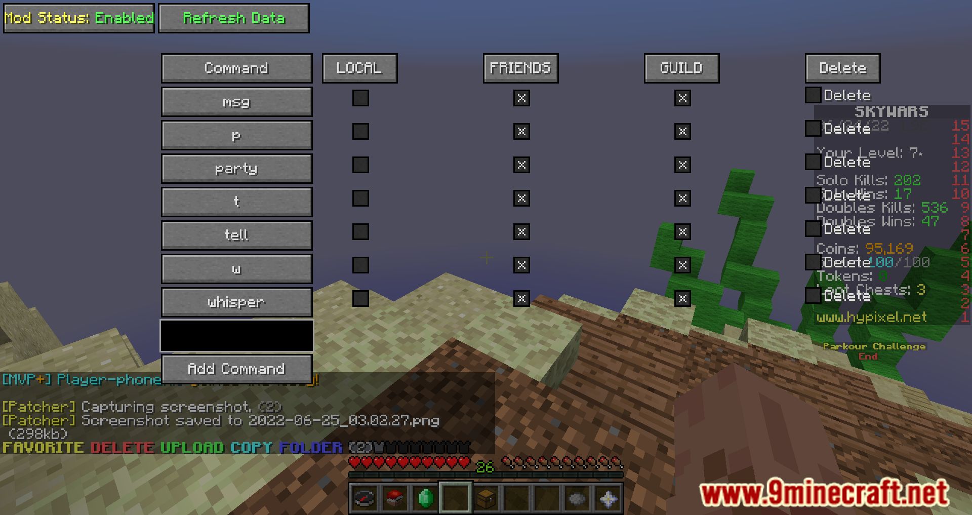 Hypixel Autocomplete Mod (1.8.9) - Type Commands Automatically 5