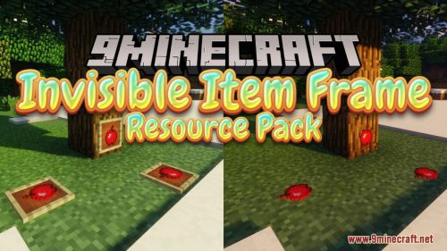 Invisible Item Frame Resource Pack (1.20.6, 1.20.1) – Texture Pack Thumbnail