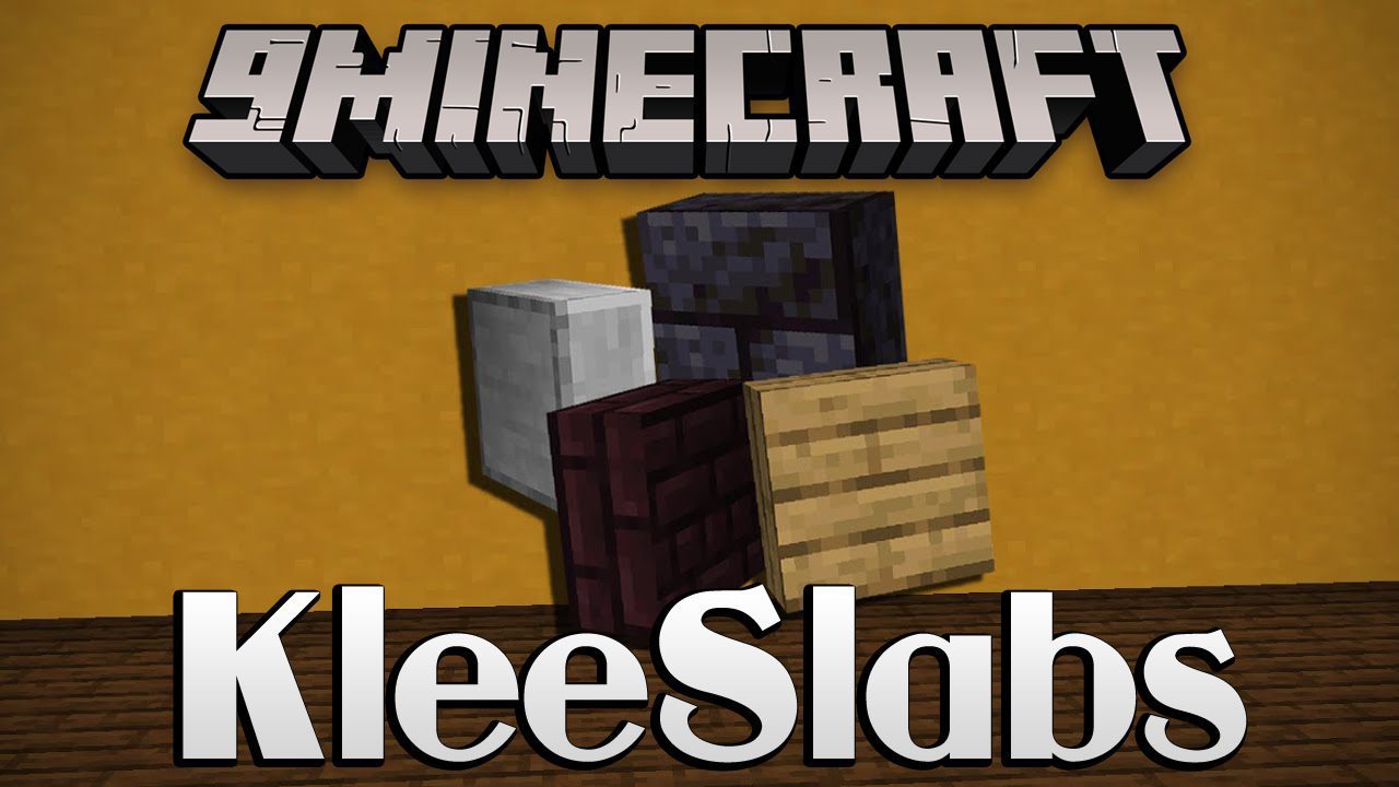 KleeSlabs Mod (1.20.2, 1.19.4) - Break Only the Half of a Double Slab 1