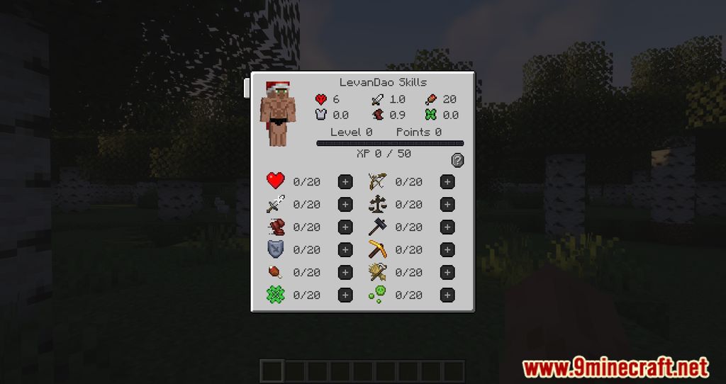 LevelZ Mod (1.20.1, 1.19.2) - Let's Become Stronger 2