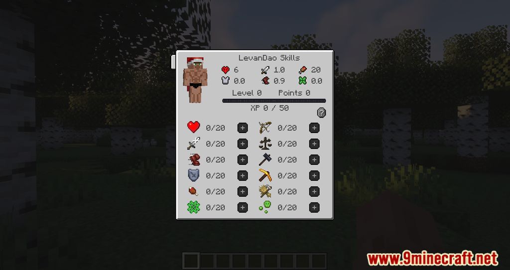 LevelZ Mod (1.20.1, 1.19.2) - Let's Become Stronger 3