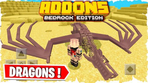 Grow Your Own Dragon Addon (1.19, 1.18) – MCPE/Bedrock Mod Thumbnail