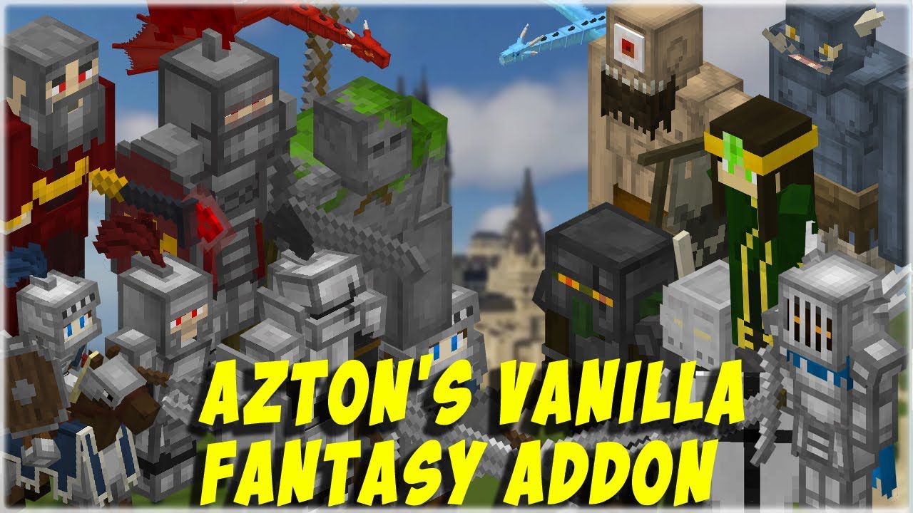 Azton's Vanilla Fantasy Addon (1.19, 1.18) for Minecraft PE/Bedrock 1