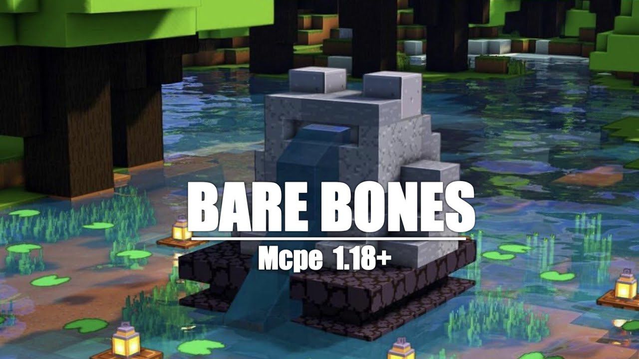 Bare Bones Texture Pack (1.19, 1.18) for MCPE/Bedrock Edition 1