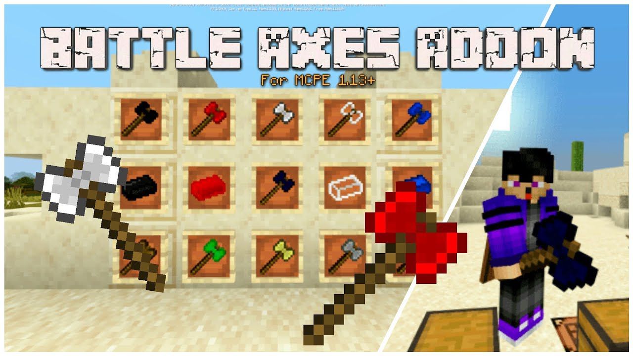 Battle Axe Addon (1.19, 1.18) - 5+ Battleaxes 1