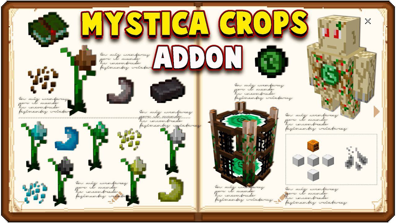 Mystica Crops Addon (1.20, 1.19) - Automate Your Farming 1