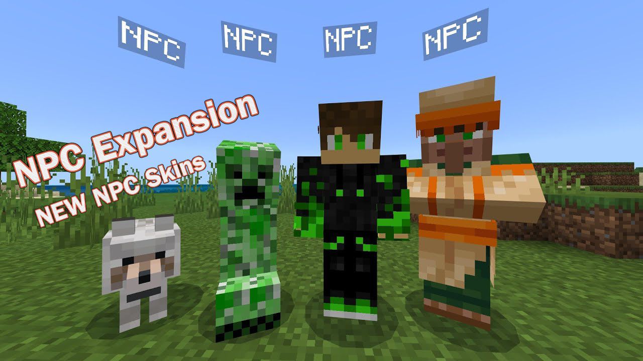 NPC Expansion Addon (1.20, 1.19) - MCPE/Bedrock Custom NPC Mod 1