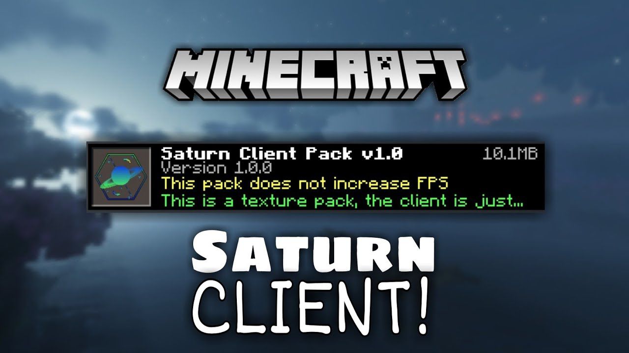 Saturn Client (1.19, 1.18) - Quick Loot, Cape, Better UI 1