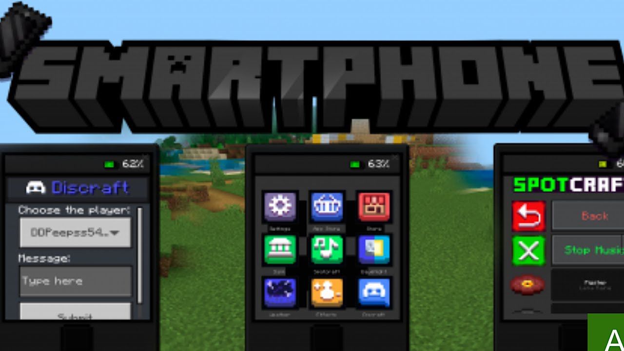 Smartphone Addon (1.18) - iPhone, Android 14