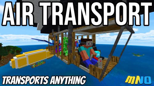 Transport Addon (1.19, 1.18) – Bulldozers, Balloons, Bicycles, Air Ship Thumbnail