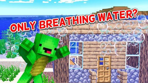 Minecraft But You Breathe Water (1.19, 1.18) Thumbnail