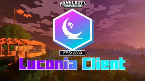 Luconia Client MCPE V3 (1.19) – Lunar’s Mod Menu, Crosshair Editor Thumbnail