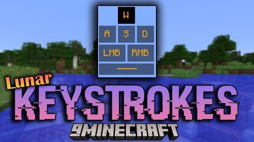 Lunar Keystrokes Mod (1.8.9) – Displaying Keyboard Usages Thumbnail