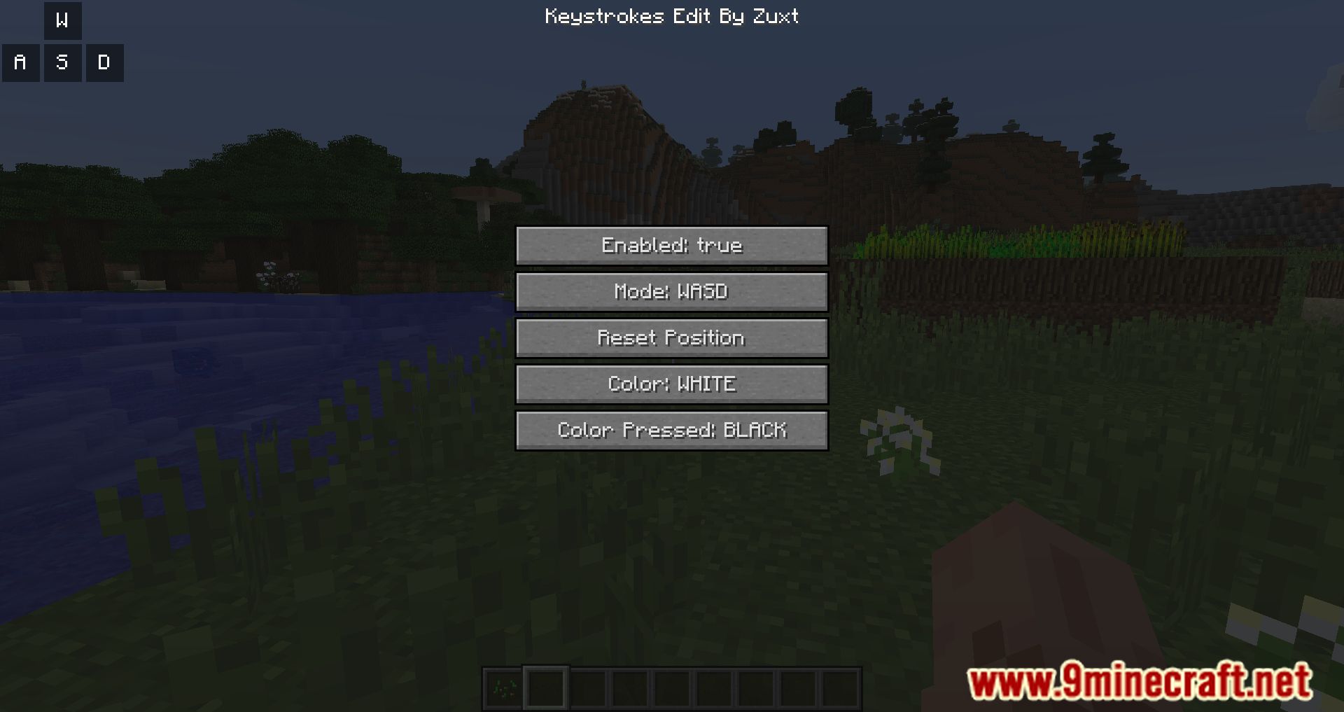 Lunar Keystrokes Mod (1.8.9) - Displaying Keyboard Usages 2