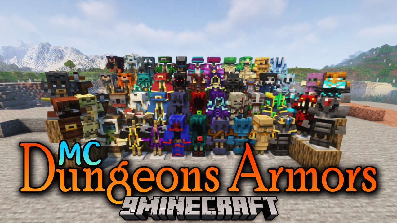 MC Dungeons Armors Mod (1.19.3, 1.18.2) - New Armors Introduce Into The Game 1