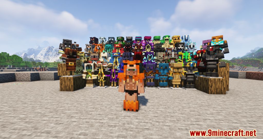 MC Dungeons Armors Mod (1.19.3, 1.18.2) - New Armors Introduce Into The Game 6