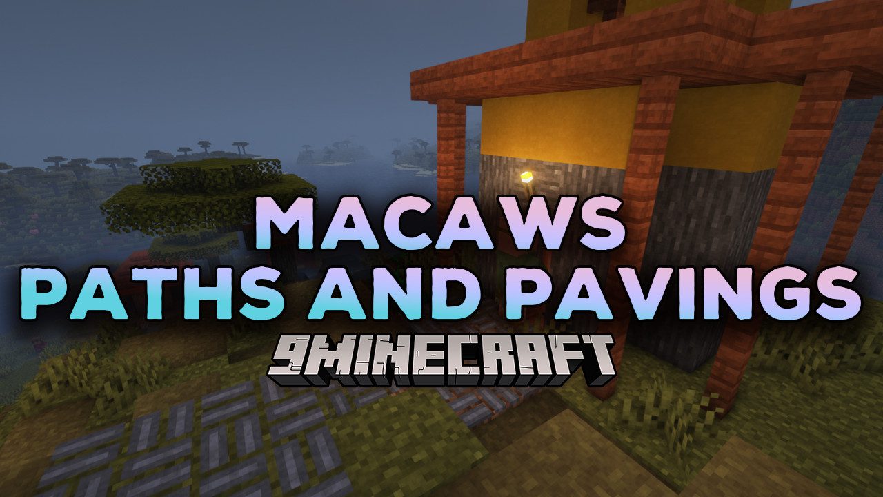 Macaw's Paths and Pavings Mod (1.20.4, 1.19.4) - Add Decorations To Your Path 1