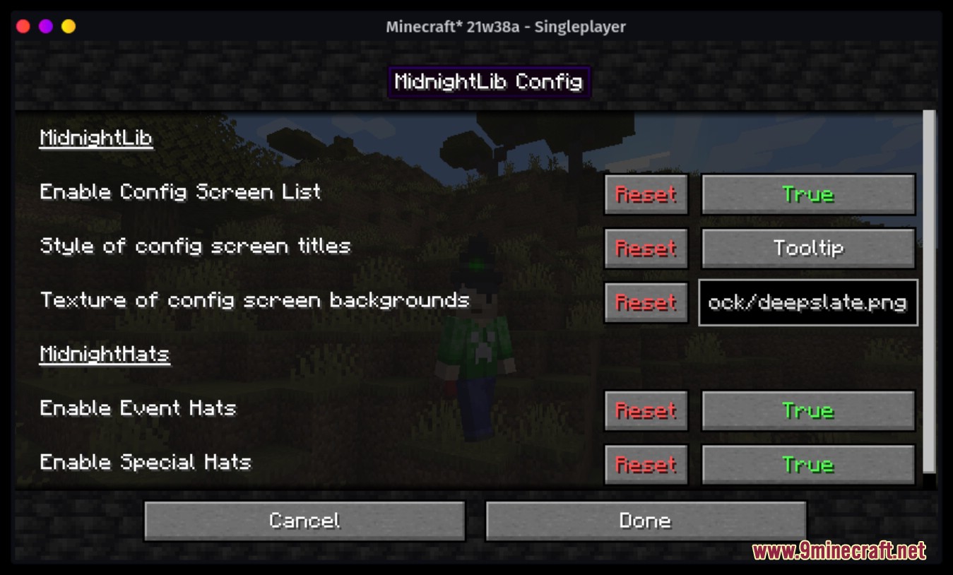 MidnightLib Mod (1.20.4, 1.19.4) - Library for TeamMidnightDust's Mods 5