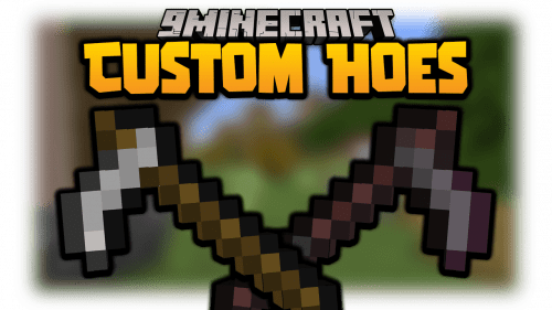 Minecraft But There Are Custom Hoes Data Pack (1.19.4, 1.18.2) Thumbnail