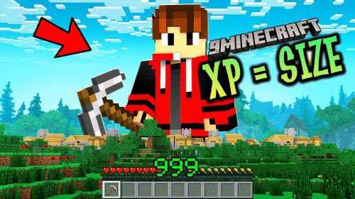 Minecraft But Your EXP Equals Your Height Data Pack (1.19.3, 1.19.2) Thumbnail