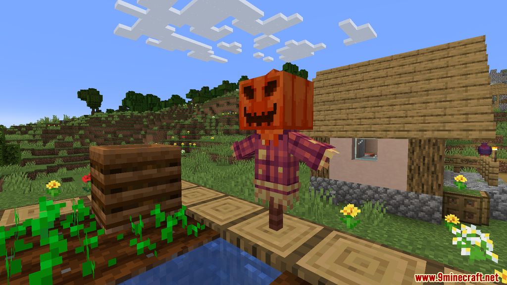 Mob Scarecrows Mod (1.20.1, 1.19.2) - Entities that guard The Farm 4