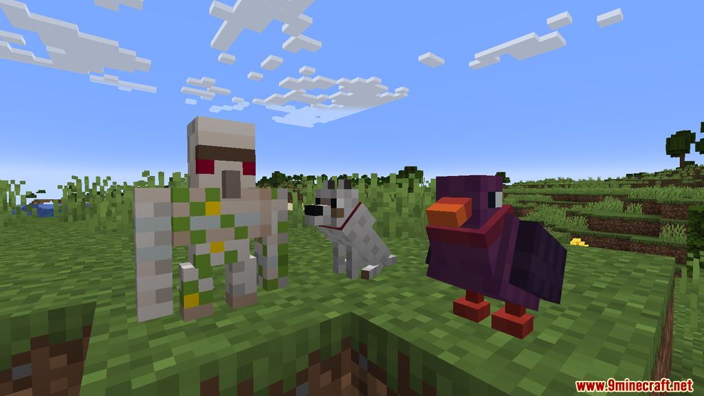 Mob Scarecrows Mod (1.20.1, 1.19.2) - Entities that guard The Farm 7