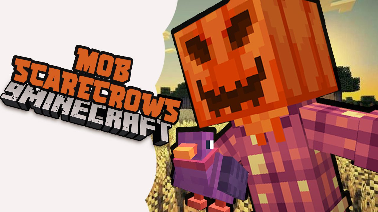 Mob Scarecrows Mod (1.20.1, 1.19.2) - Entities that guard The Farm 1