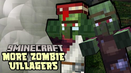 More Zombie Villagers Mod (1.21, 1.20.1) – More Variants of Hostile Villagers Thumbnail