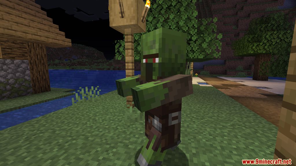 More Zombie Villagers Mod (1.20.4, 1.19.4) - More Variants of Hostile Villagers 2