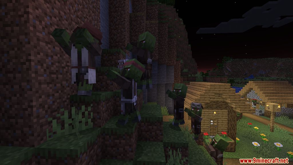 More Zombie Villagers Mod (1.20.4, 1.19.4) - More Variants of Hostile Villagers 3