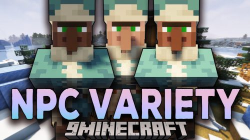 NPC Variety Mod (1.20.4, 1.19.4) – Villagers Are Now More Diverse Thumbnail