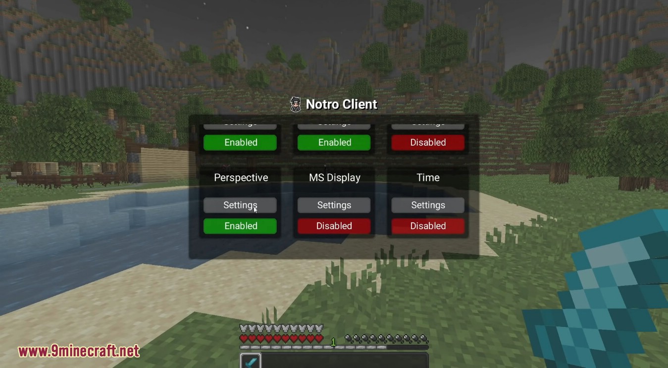 Notro Client (1.8.9) - Lightweight, Free Capes, Full Mods 8
