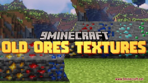 Old Ores Textures Resource Pack (1.20.6, 1.20.1) – Texture Pack Thumbnail