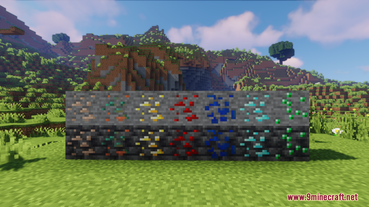 Old Ores Textures Resource Pack (1.20.6, 1.20.1) - Texture Pack 2