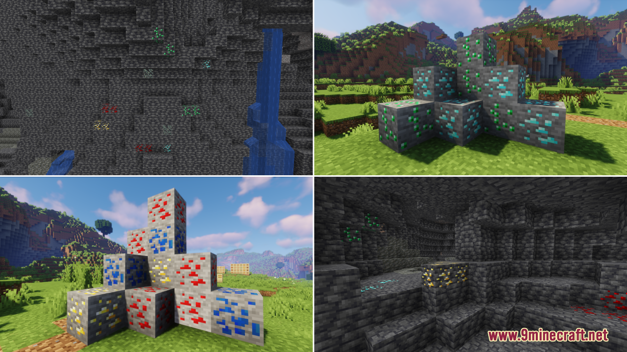 Old Ores Textures Resource Pack (1.20.6, 1.20.1) - Texture Pack 12